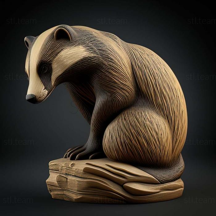 3D model badger (STL)